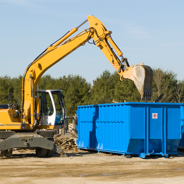 can i choose the location where the residential dumpster will be placed in Rineyville KY